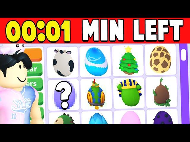 I Opened EVERY Adopt Me Egg in One Video!