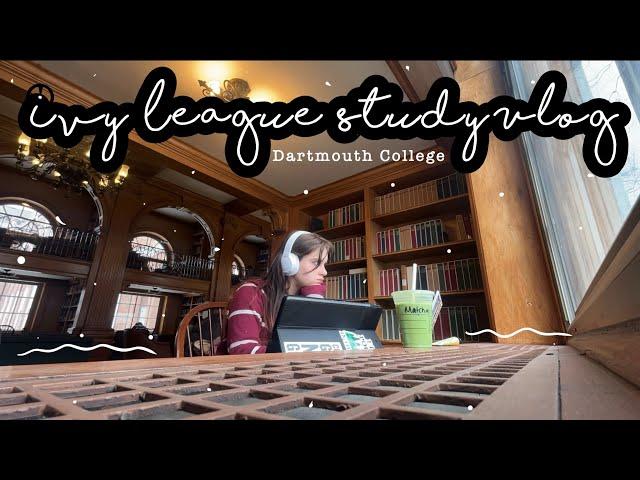 Favorite Study Spots at Dartmouth College | Ivy League | study vlog | finals week |