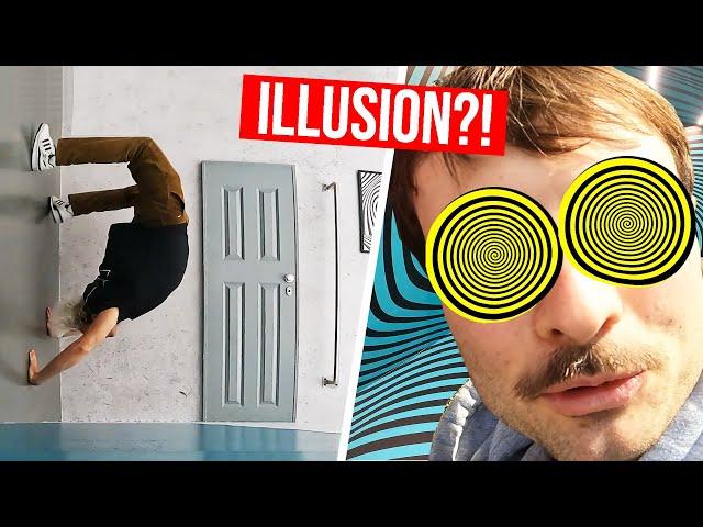 We trick your brain! | OPTICAL ILLUSIONS with PARKOUR