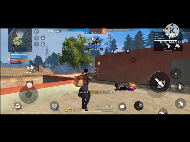 ONLY UMP GUN CHALLENGE IN CS-RANKED FREE FIRE MAX BY ARYAN3204 GAMING 