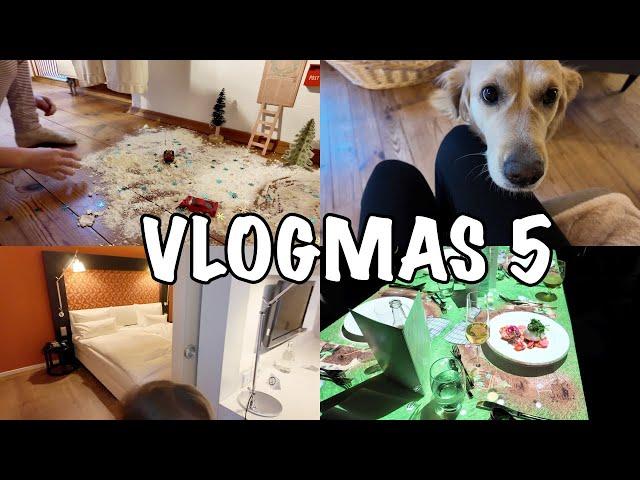 Vlogmas 5 | Junior Suite in Stuttgart | 3D Dinner