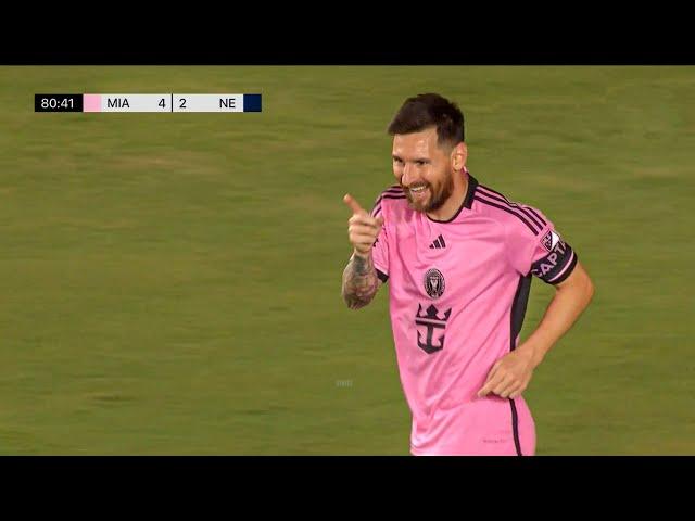 Messi CRAZY First Goal vs New England Revolution