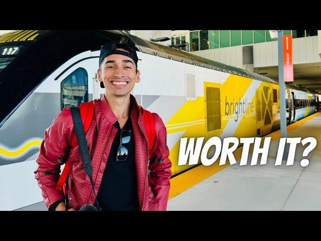 I Rode The NEW Brightline Train From Orlando To My Cruise | Premium & Smart Class Review