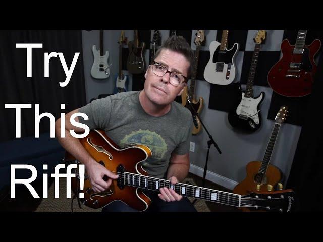 Playing "Outside" the blues riff lesson 1 (without using scales) by Shawn Tubbs