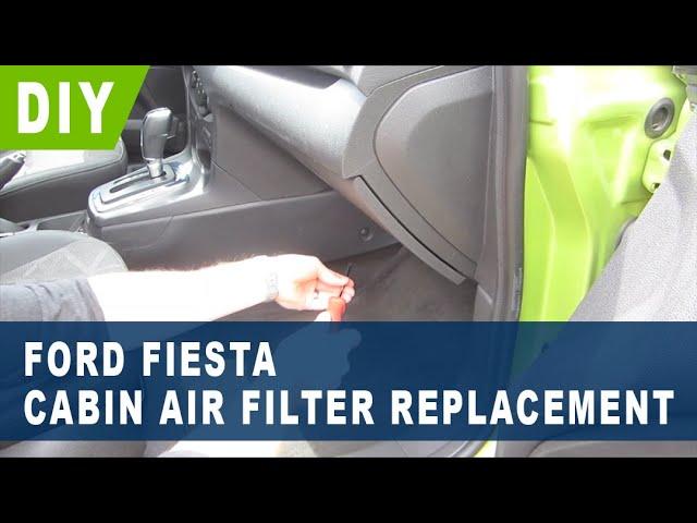 Ford Fiesta Cabin Air Filter Replacement ( 2011 2012 2013 2014 2015 2016 2017 2018 2019 )