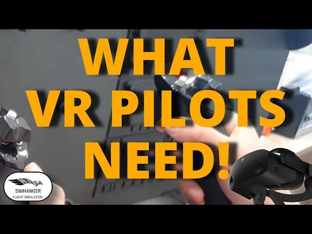 What VR PILOTS really Need | Immersion Enhancement | Practical and Functional Cockpit Integration