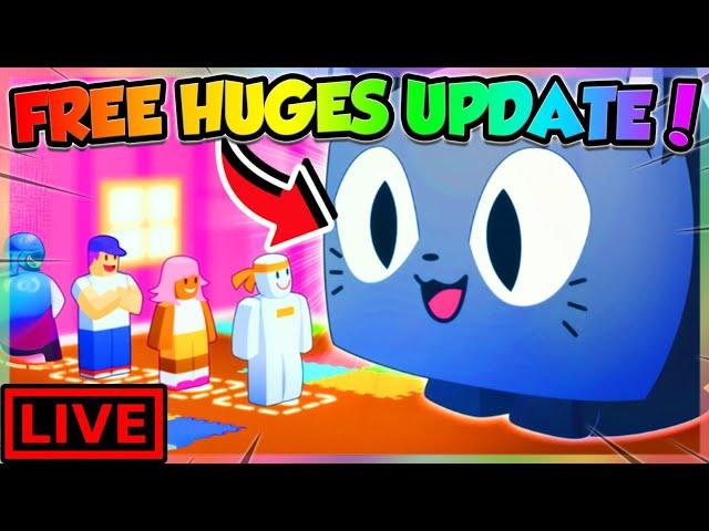 (LIVE) STAND in LINE for FREE HUGES in PET SIM 99 UPDATE!! (Roblox)