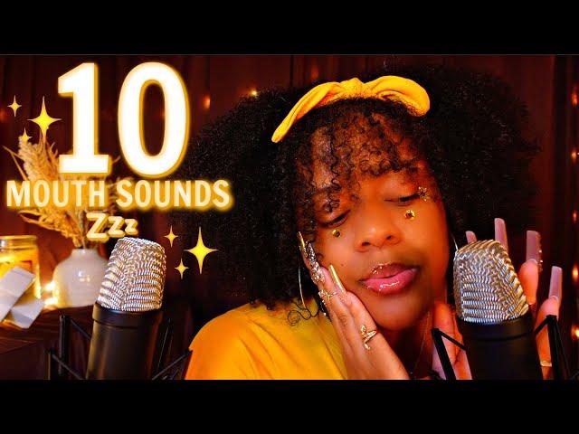 ASMR 10 Mouth Sounds That Will MELT Your Brain & Make You TINGLE (AT 1000% SENSITIVITY )