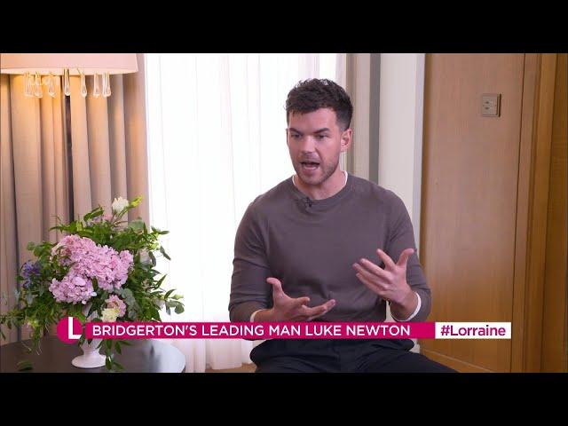 Luke Newton (Bridgerton Actor) On Lorraine [29.05.2024]