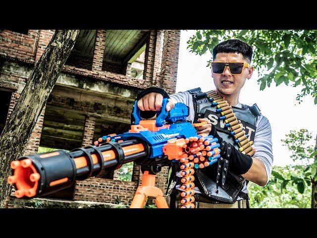 LTT Game Nerf War : Avenger Warriors SEAL X Nerf Guns Fight Mr Close The Corps Used Machine Guns