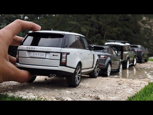 Mini Land Rover Range Rover Collection | Off-roading | Diecast Model Cars