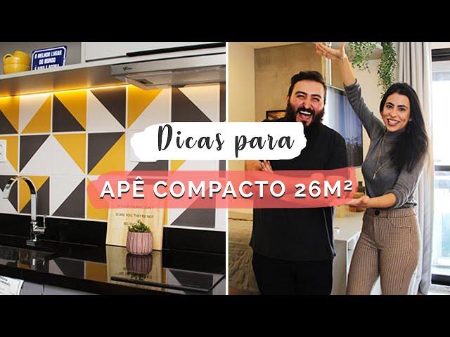 Como otimizar apartamentos compactos | Apê de 26m²