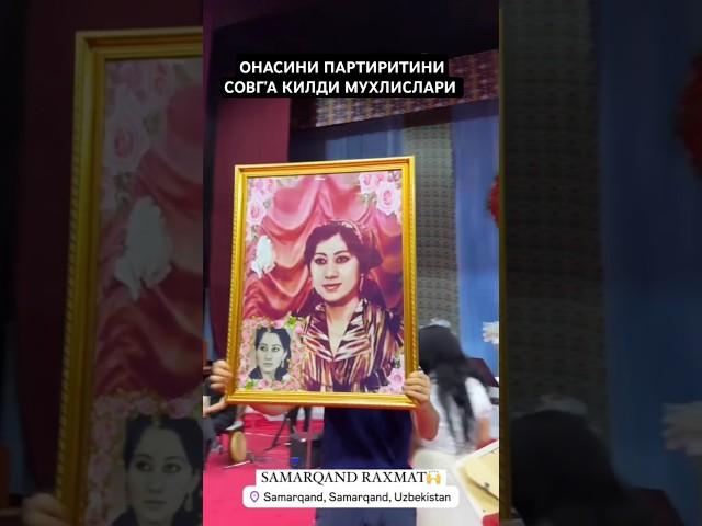 БОТИР КОДИРОВ САМАРКАНДДА МУХЛИСЛАРИ ВОЛИДАСИНИ ПОРТРЕТИНИ СОВГ'АКИЛДИ #history #rek #news #