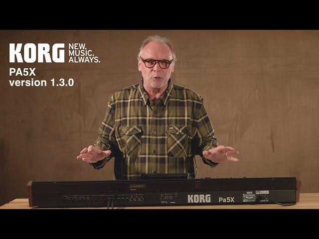 KORG - Découvrez le nouvel OS 1.3.0 du Pa5X (Vidéo La Boîte Noire)