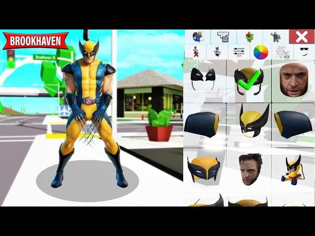 How to Make WOLVERINE in Brookhaven