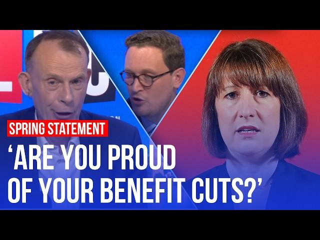 Andrew Marr puts Labour MP on the spot over benefits cuts | LBC