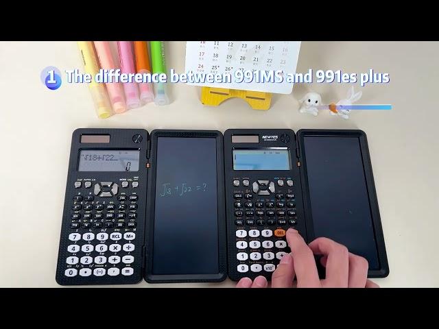 The difference between NEWYES 991MS and 991ES PLUS Scientific Calculator 1#newyes #calculator #maths