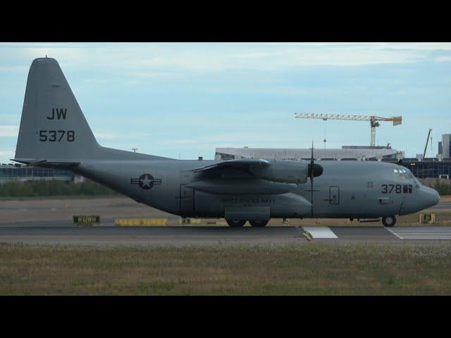 U.S. Navy Lockheed C-130T Hercules 165378 at Helsinki Airport