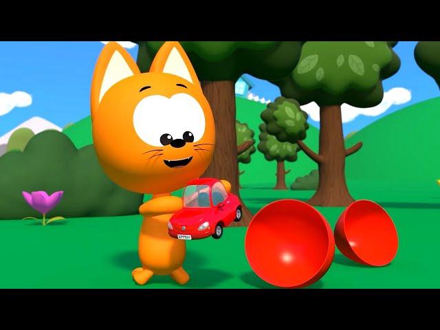 MEOW MEOW KITTY GAMES - all episodes about  toys - compilation  - cartoon