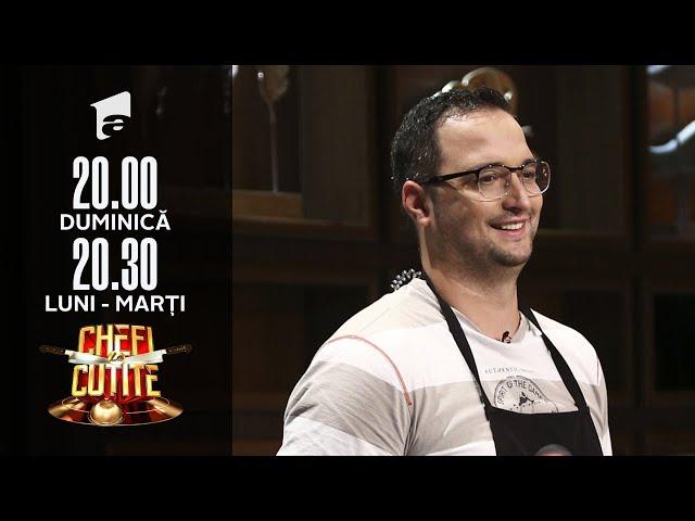 Chefi la cuțite | Alexandru Brobonea, de pe vas de croazieră, la Chefi la cuțite