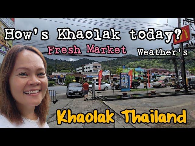 How is the fresh market  | Local market here!! | KhaoLak today | Thailand 