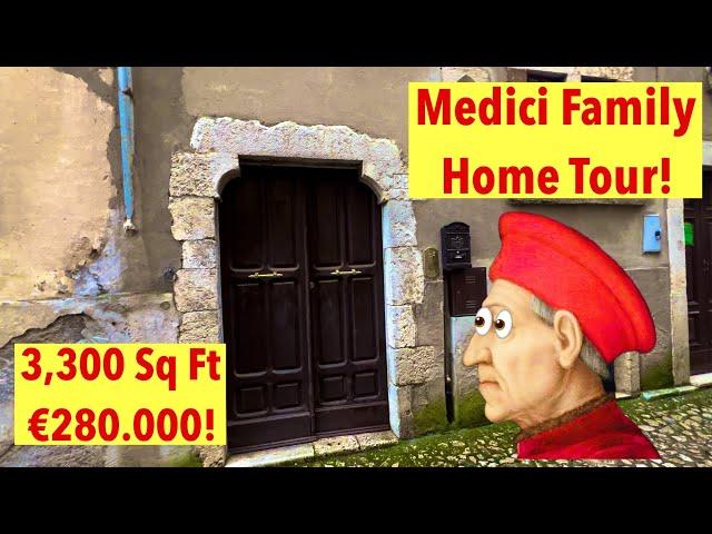 Touring a Medici Family Apartment: Veroli's Historic Gem  €280,000. It's 3,300 Sq Ft!!