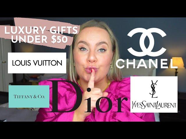 10 LUXURY GIFT IDEAS UNDER $50! Chanel, YSL, Tiffany & Co, LV, Dior * Luxury Wishlist *