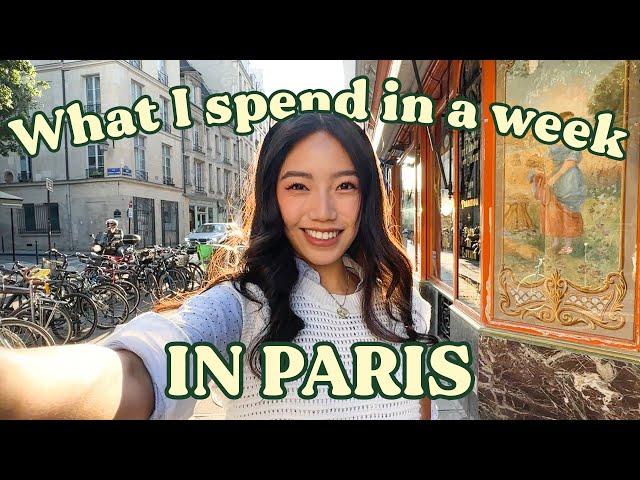 How much I spent in a week in Paris   *realistic* travel vlog