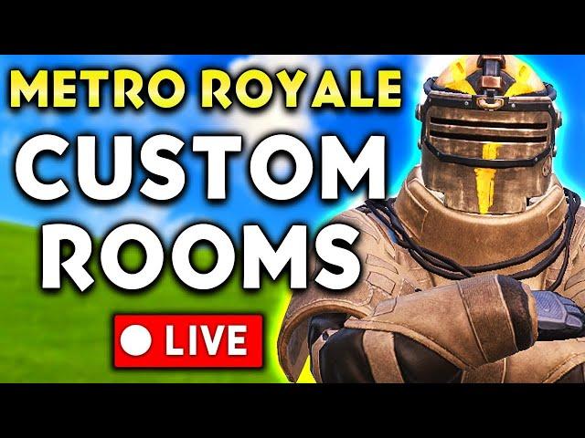 *Vertical*  METRO ROYALE CUSTOM ROOMS  PUBG MOBILE LIVE