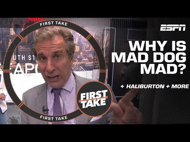 Mad Dog is MAD that Tyrese Haliburton's dad's playoff ban has been lifted ️ | First Take