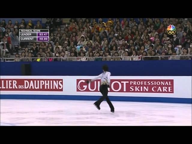 2015 Worlds - Yuzuru Hanyu FS NBC