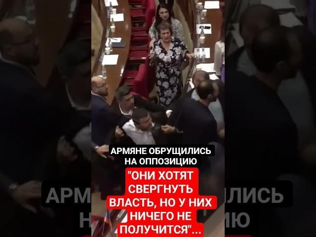 АРМЯНЕ: "ОНИ ХОТЯТ СВЕРГНУТЬ ВЛАСТЬ"...