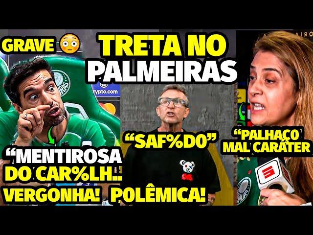 A ATITUDE CRlMlN0SA QUE CAUSOU TRETA NO PALMEIRAS ENTRE ABEL FERREIRA E PALMEIRENSE E FEZ LEILA