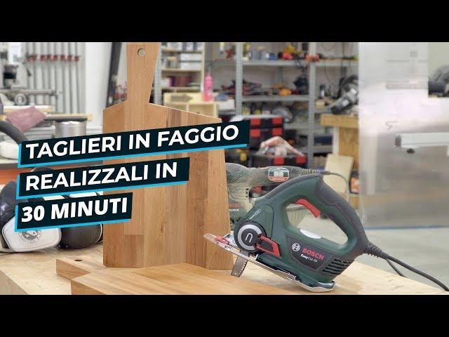 Due semplici taglieri in faggio con Easycut Bosch