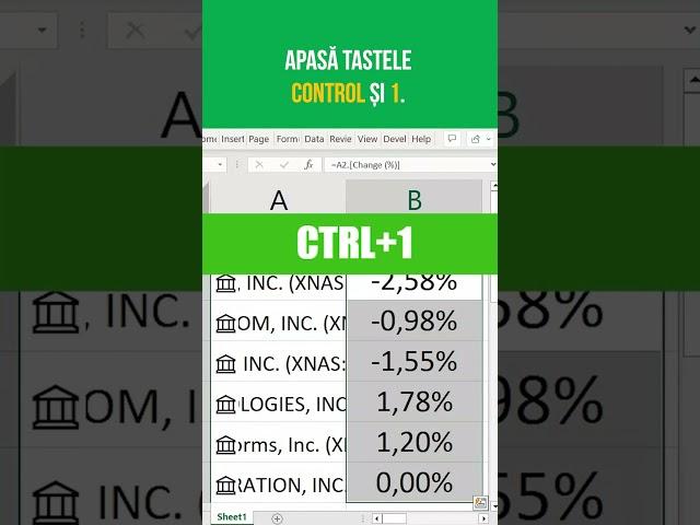 Cum Poți să Urmărești în Excel Prețul Acțiunilor de la Bursă