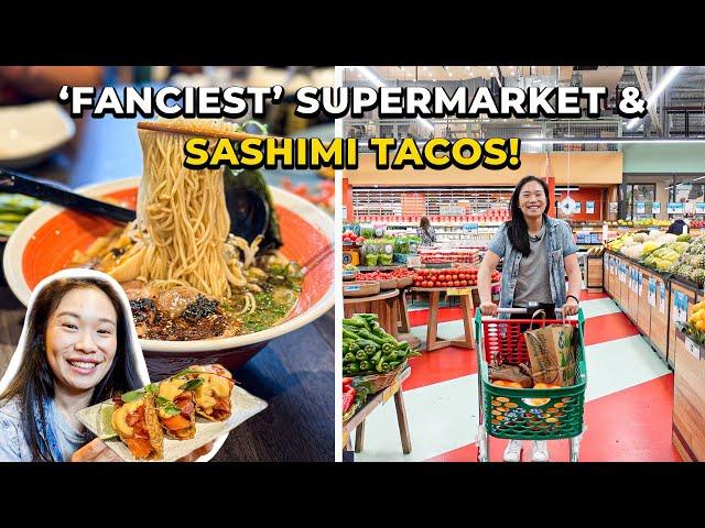 Tasty RAMEN & SASHIMI TACOS, Grocery Haul at 'Fanciest' Harris Farm Supermarket! Sydney Vlogmas 2022