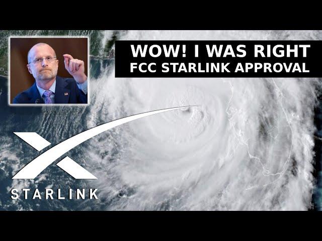 Wow! I Was Right… FCC Releases Starlink DTC