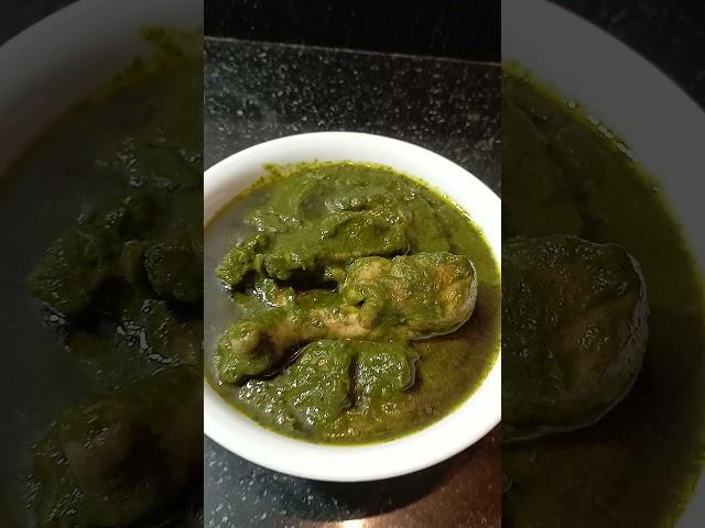 Authentic And Delicious Palak Chicken Recipe / Green Chicken Recipe / #YOUTUBE #SHORTS
