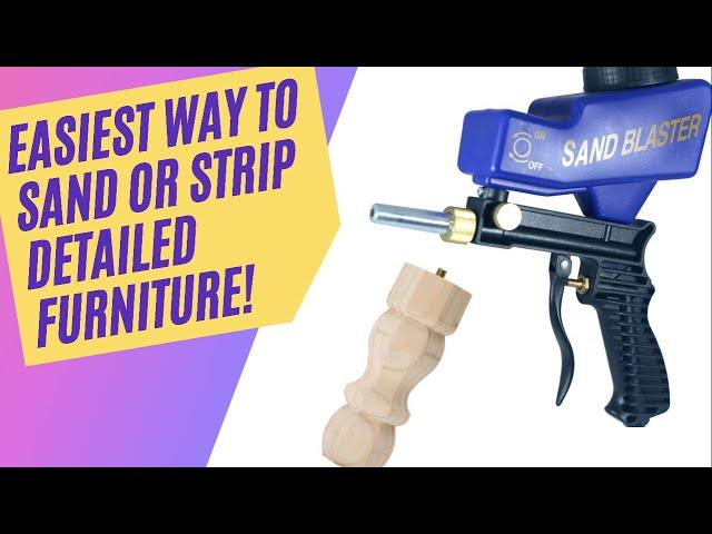 Soda Blaster (Sanding and stripping detailed furniture pieces)