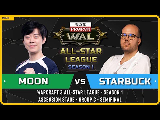 WC3 - [NE] Moon vs Starbuck [HU] - Semifinal - Warcraft 3 All-Star League - Season 1