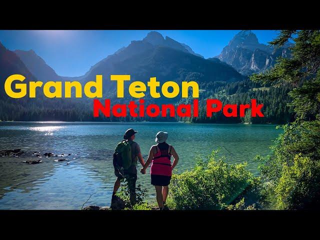 Boondocking in Jackson Wyoming & visiting Taggart Lake in The Grand Teton National Park