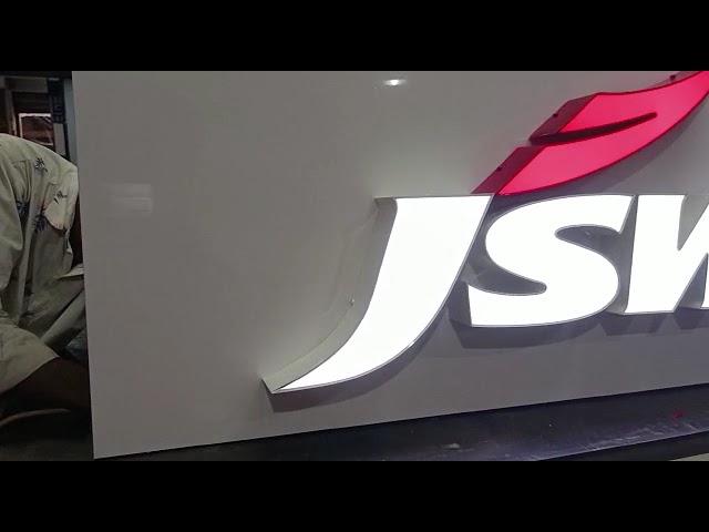 #JSW Sample Signage | #Fprofile #AluminiumChannelLetters | Order samples @ #PDCORP : +91 9029062419