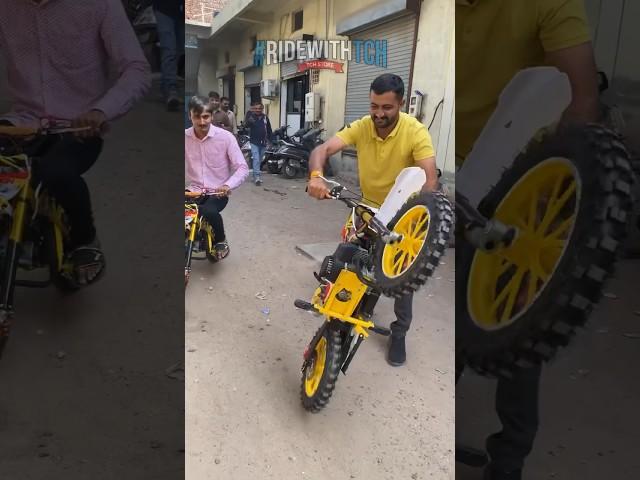 Watch Till End49cc Dirt Bike For Kids -Happy Customer From Ahmedabad | TCH Store #shorts #dirtbike