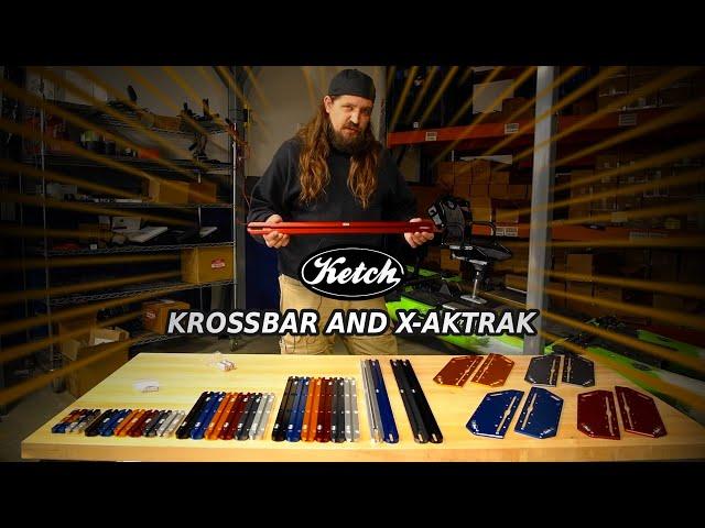 New from Ketch Krossbar for Hobie PA14 and X-aktrak HD in new sizes and many anodized color options.