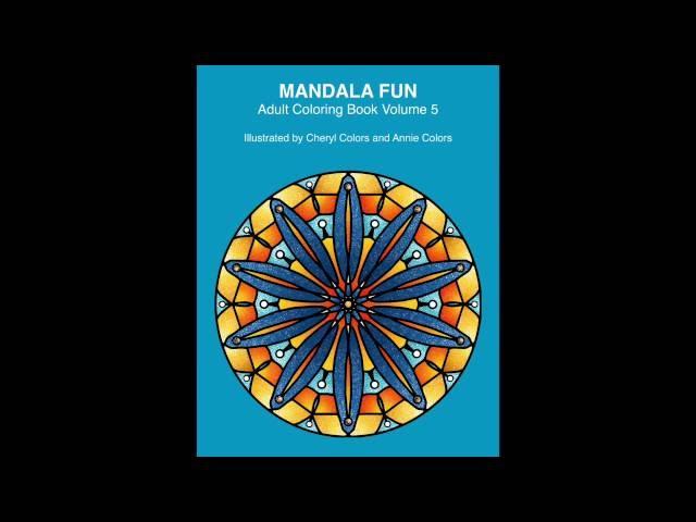 Mandala Fun Adult V5 Adult Coloring Book