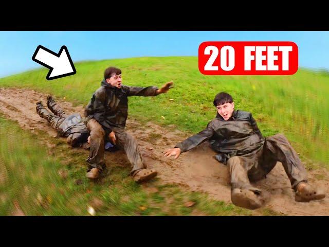 Extreme Mud Slip ‘N Slide Challenge!