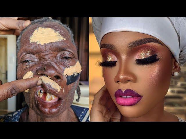 UNBELIEVABLE ️ VIRAL BRIDAL MAKEUP & GELE TRANSFORMATIONMAKEUP TUTORIAL