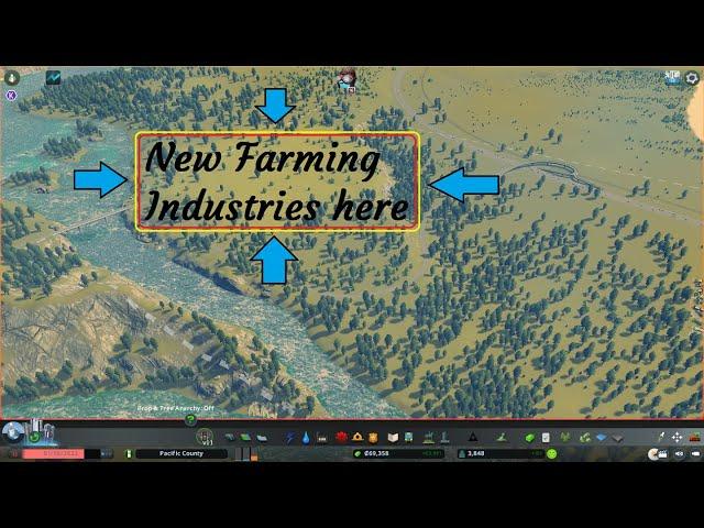 From Noob to Pro - Farming comes to town | Pacific County Ep. 3 | Cities Skylines TROUBLE WITH AUDIO