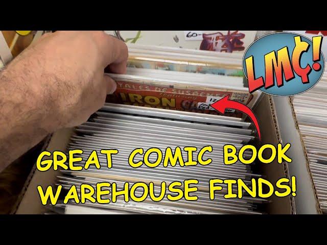 Finding Great Silver and Golden-Age Books at a Comic Book WAREHOUSE Sale!