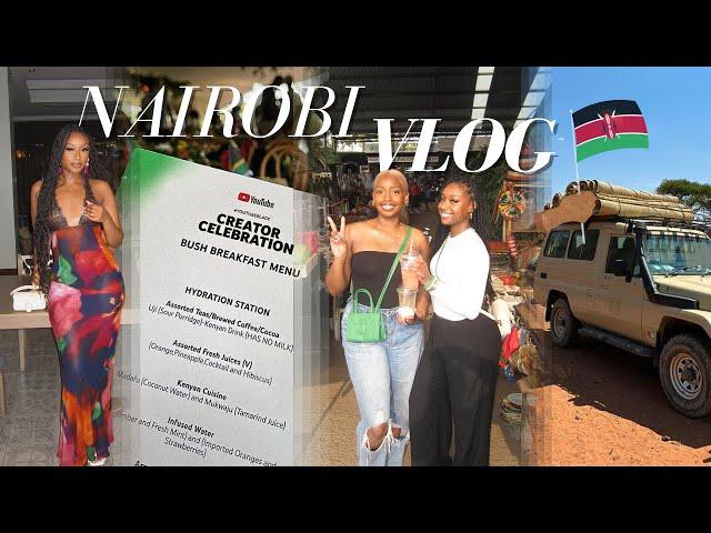 KENYA VLOG PT. 1 | FLEWED OUT BY YOUTUBE + MEETING CREATORS + EXPLORING NAIROBI